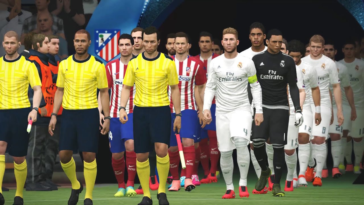 Входная сцена из PES 1996-2022 гг.