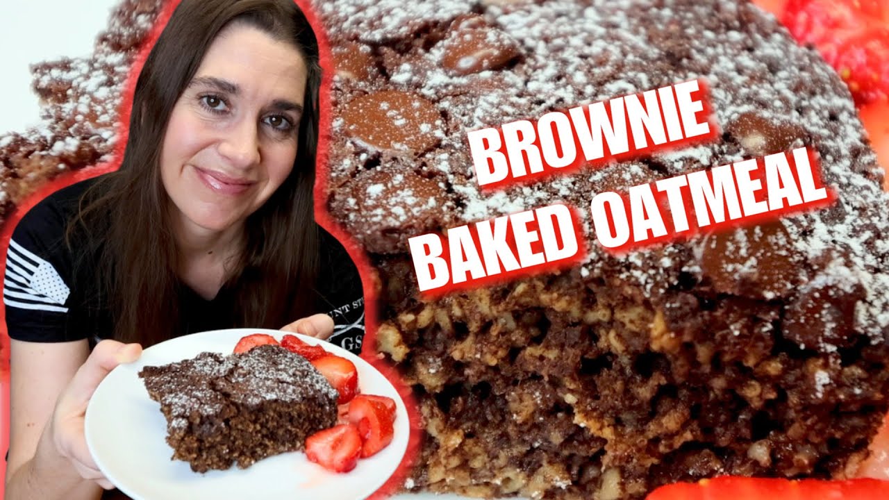 Skinny Brownie Baked Oatmeal🍫 WW Breakfast Meal Prep/Weight Watchers Recipe| With Calories & Macros