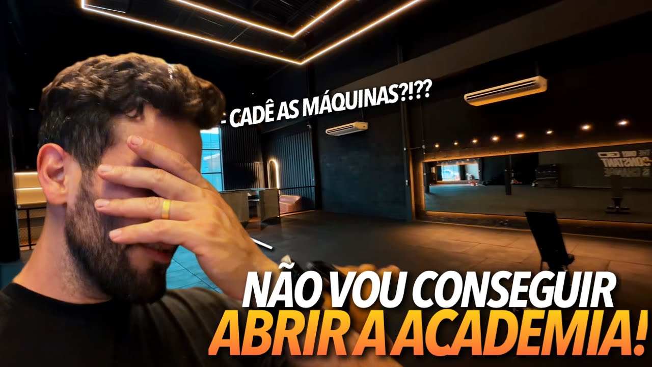 Prenderam as máquinas da minha academia!
