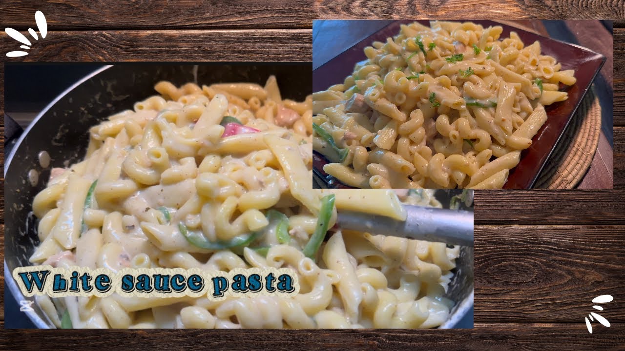 White sauce Pasta Recipe | No cheese No cream | Tasty and Economical | Easy pasta recipe | 