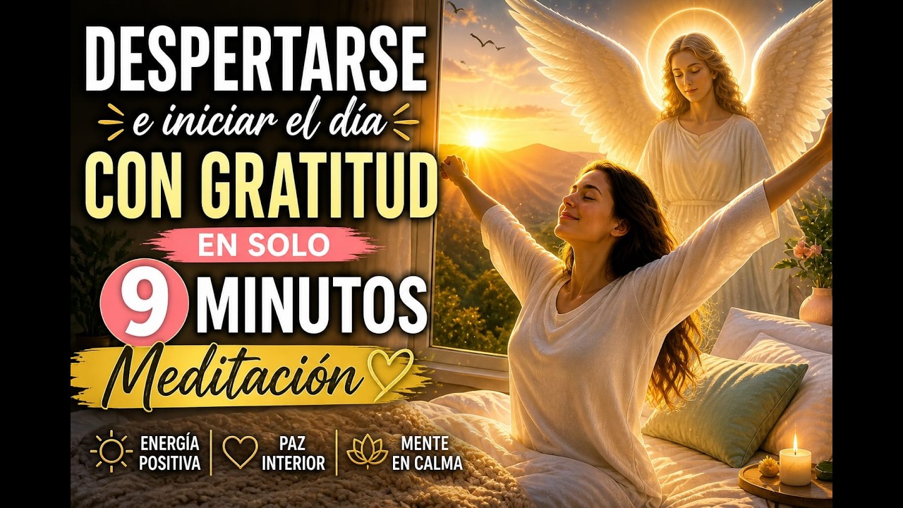 ☀️ Meditación Despertar | 9 Minutos para Iniciar el Día con Gratitud ☀️