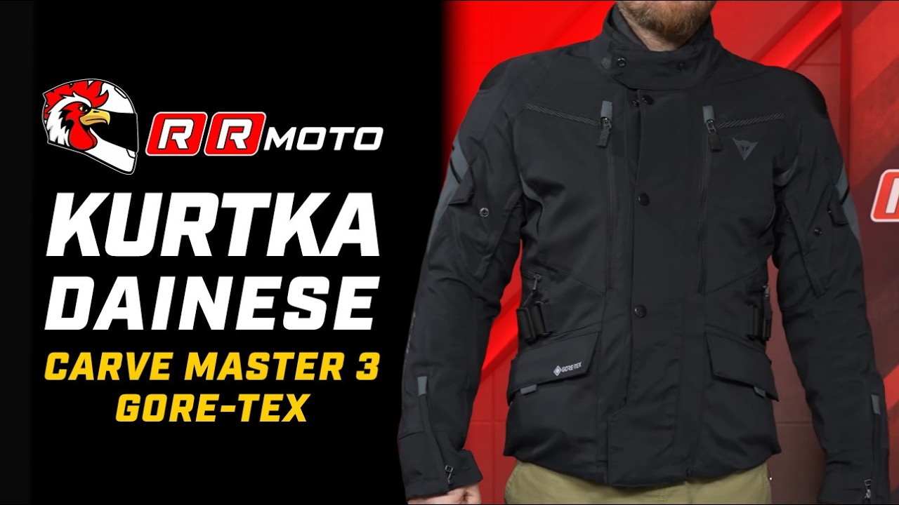 DAINESE CARVE MASTER 3 GORE-TEX - motocyklowa kurtka tekstylna ze zintegrowaną membraną