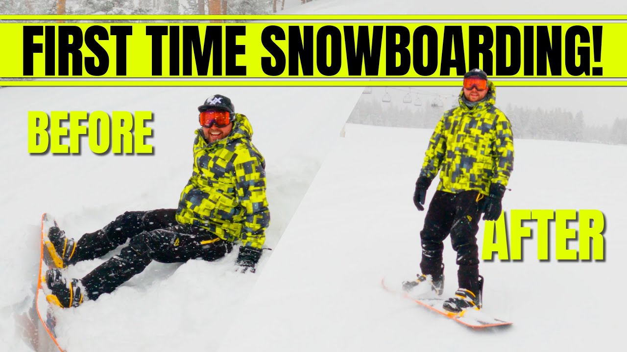 LEARNING TO SNOWBOARD AT JUNE MOUNTAIN!