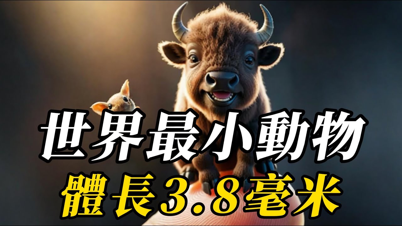 全世界最小的10种微型动物，成年蛇比面条还细！ 第一名以毫米为单位，不用显微镜几乎看不见！#世界之最 #动物 #动物世界 #知识渊博 #百科密码 #科普