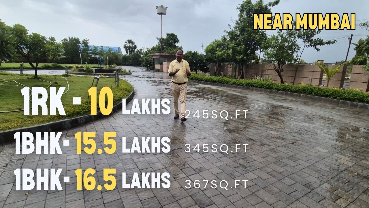 10 lakh best affordable flat 1bhk 15.5 lakh I☎️7045441901☎️9321361547|