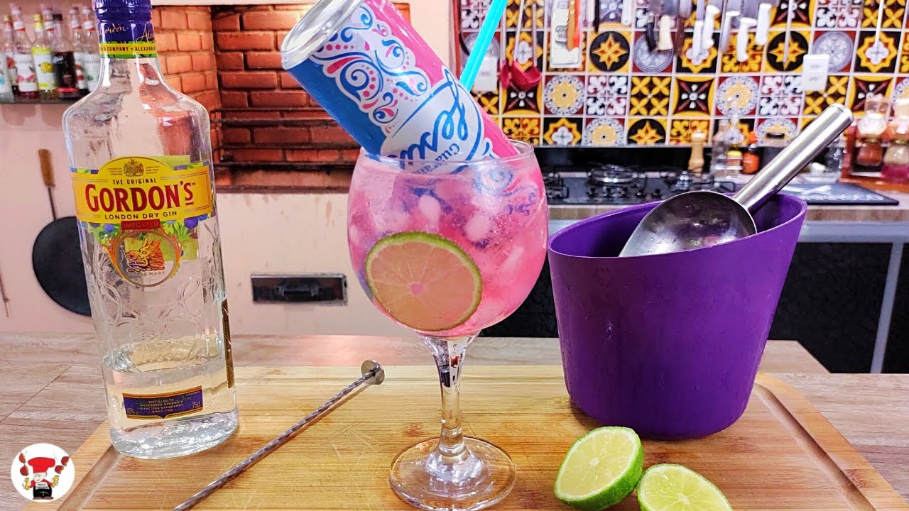 Como Fazer Gin T&ocirc;nica de Lim&atilde;o com Guaran&aacute; Jesus Drink Perfeito