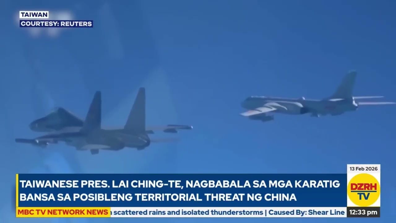 Taiwanese President, nagbabala sa mga karatig bansa sa posibleng territorial threat ng China