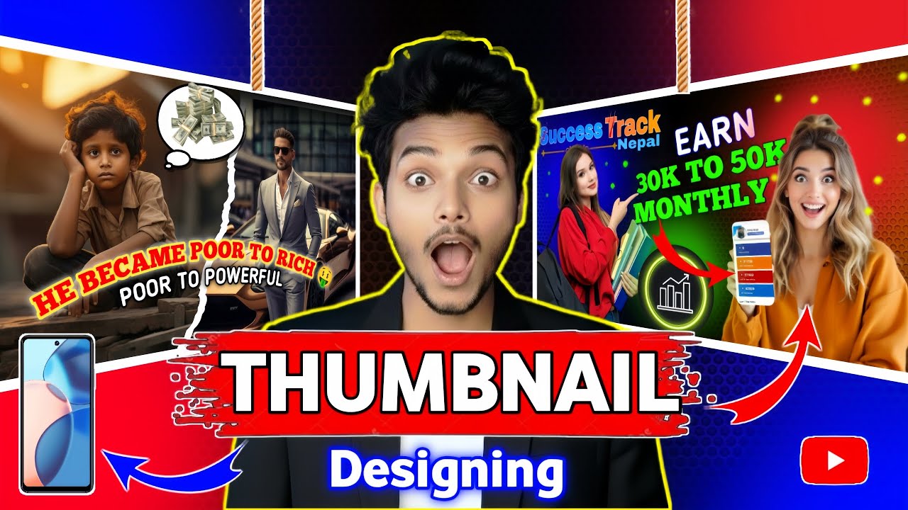 Thumbnail Kasari Banauna | Thumbnail Kasari Banaune | How to make thumbnail for youtube videos 