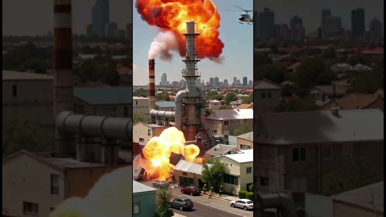 Gas Pipeline Explosion Turns City Into Firestorm 🔥🏙