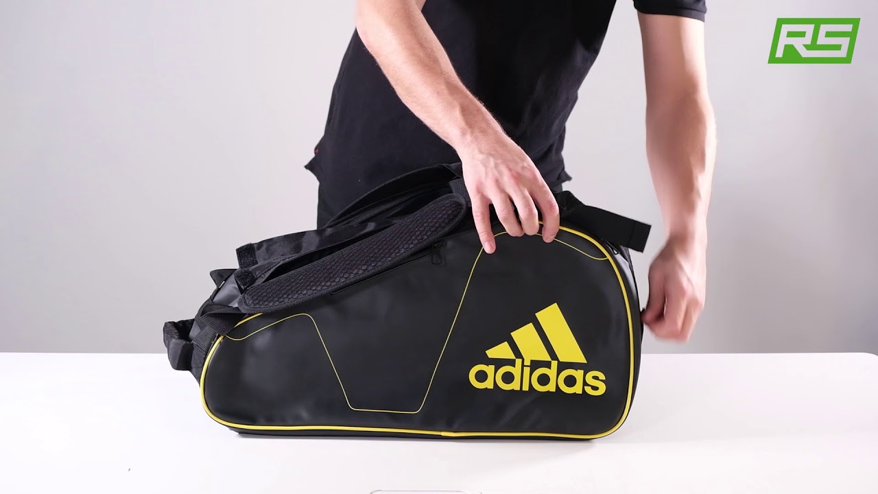 ADIDAS RACKET BAG TOUR BLACK/YELLOW/BLUE
