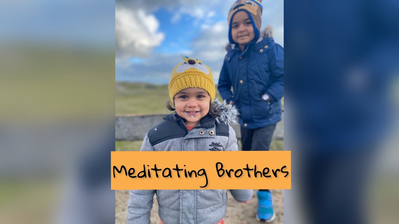 Who is teaching whom?!  Starting Meditation from early age~ NoTV Family