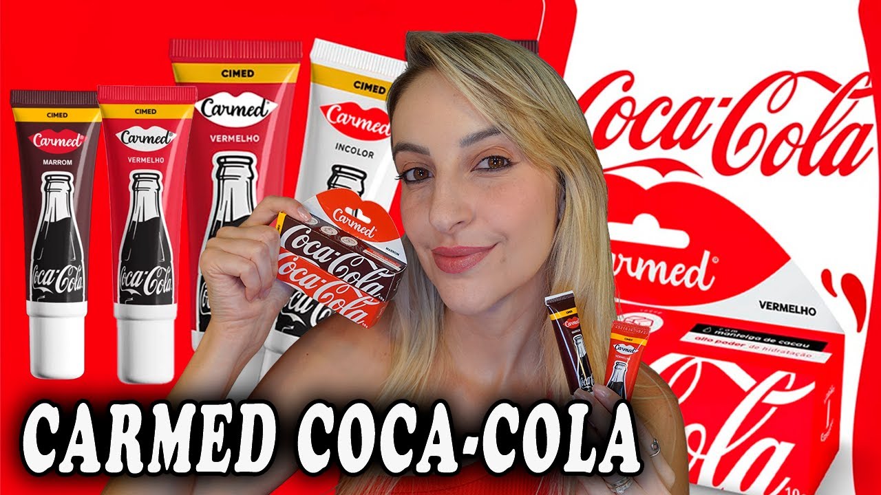 CARMED E COCA-COLA: TESTANDO OS HIDRATANTES MARROM E VERMELHO 🥤💋