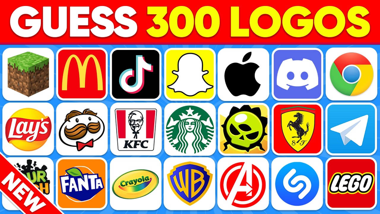Guess the Logo in 3 Seconds | 1-Hour Logo Quiz ⏰😱 | 300 Famous Logos