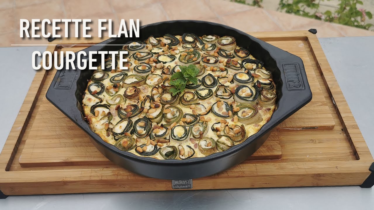 Flan courgettes à la mascarpone | Les recettes Weber