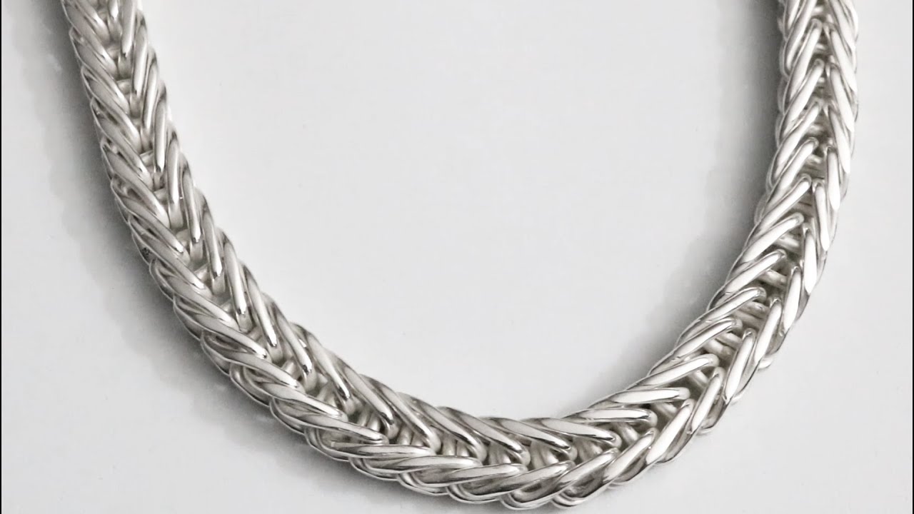 Cadena Cola de Zorra (Diferente tejido) / Foxtail Chain (Different fabric)