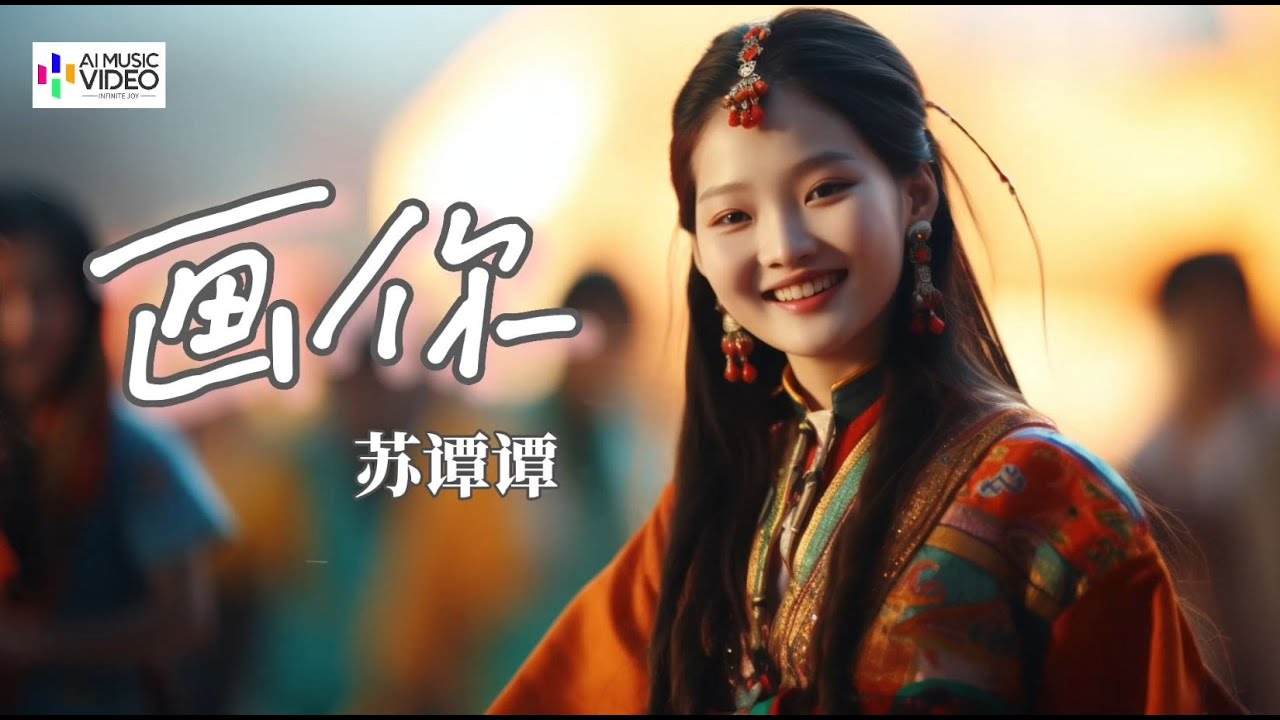 【高清MV】蘇譚譚 Su Tantan - 畫你【AI音樂影片/简體動態字幕/與您分享好聽的非抖音年度精選熱門新歌】