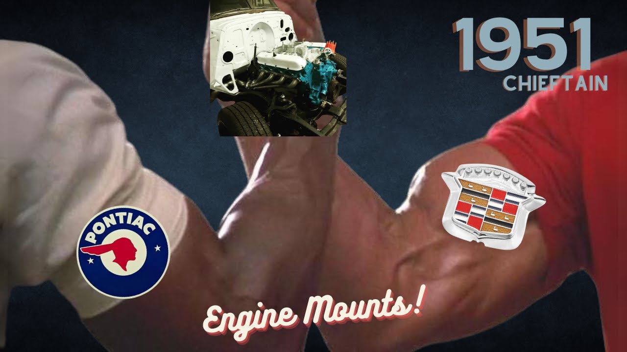 Making engine mounts for the 1951 Pontiac Chieftain!