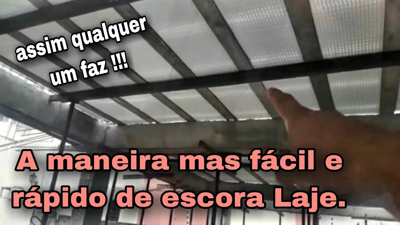 vejam essa maneira mas fácil de escoramento de LAJE, dessa forma não precisa nem ser carpinteiro!!