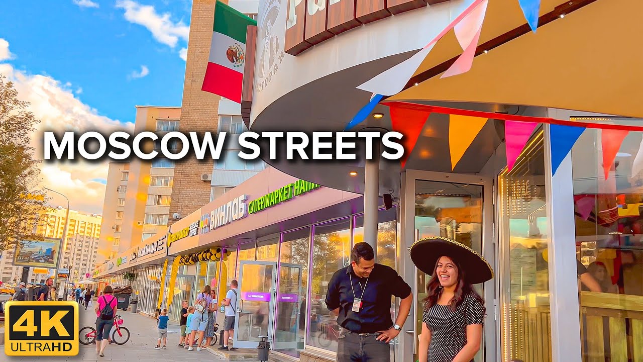 [4K] 🇷🇺 Moscow Streets 🌇 Red Square, B.Moskvoretsky & Kisses Bridges, Tretyakov Gallery, Yakimanka