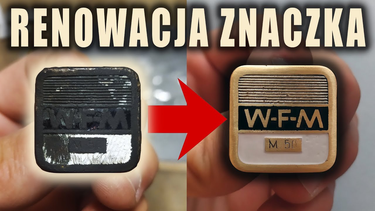 RENOWACJA ZNACZKA OSA M50 - czyli wygrana walka z zębami czasu 🐝#8