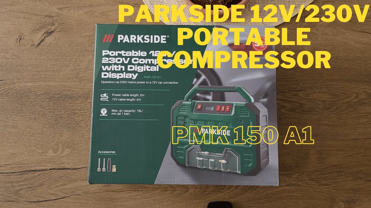 Parkside Portable Compressor 12/230v - става ли за нещо?!