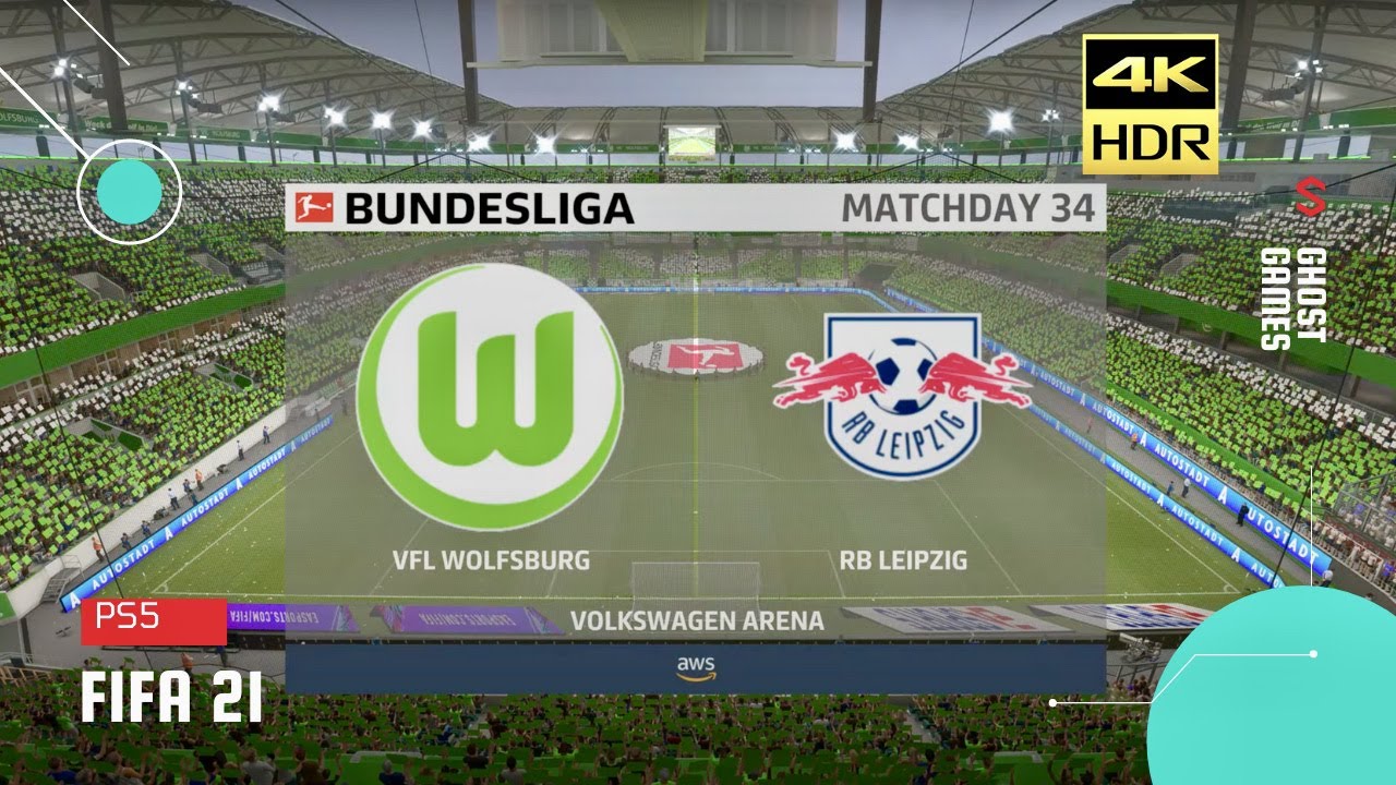 FIFA 21 | Wolfsburg vs RB Leipzig | Bundesliga | PS5 4K HDR 60 FPS Gameplay