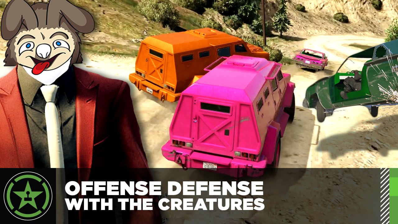 Let's Play - GTA V - Offense Defense with The Creatures (#5)