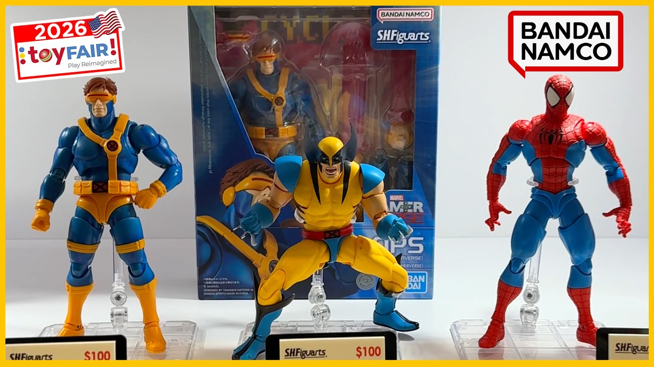 Bandai Namco na NY Toy fair 2026 | Novidades e Lançamentos SH Figuarts Banpresto | 4K Booth Tour