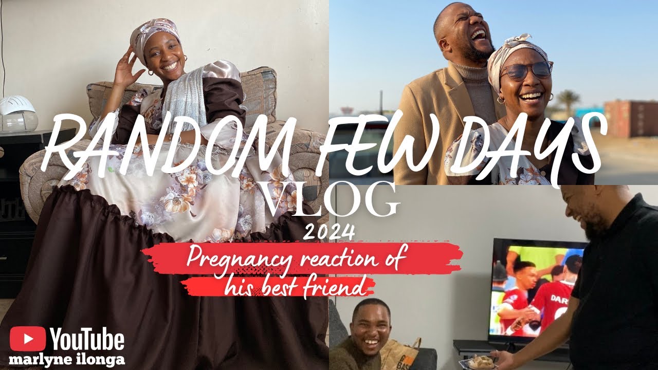 My boyfriend telling his bestie he is becoming a dad | Namibian youtuber | random days in my life