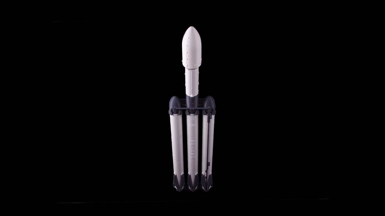 Falcon heavy print on prusa