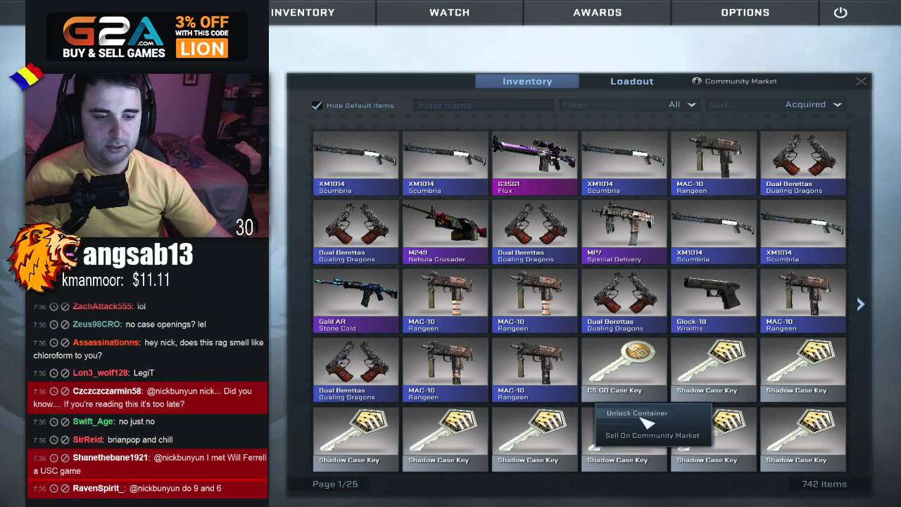 30 SHADOW CASES! CS GO CASE OPENING - Bad Decisions With Nick #19