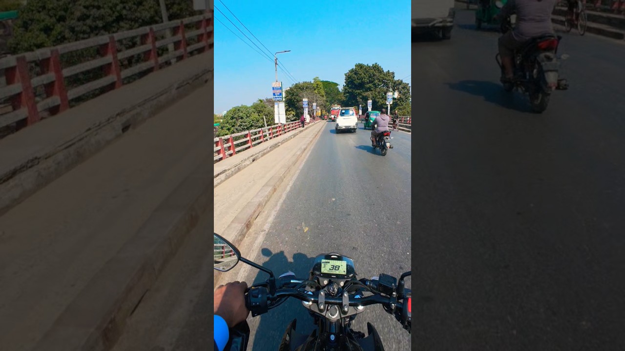 Видеоблог о поездке на мотоцикле в городе Силхет от первого лица (4K POV) #короткиевидео