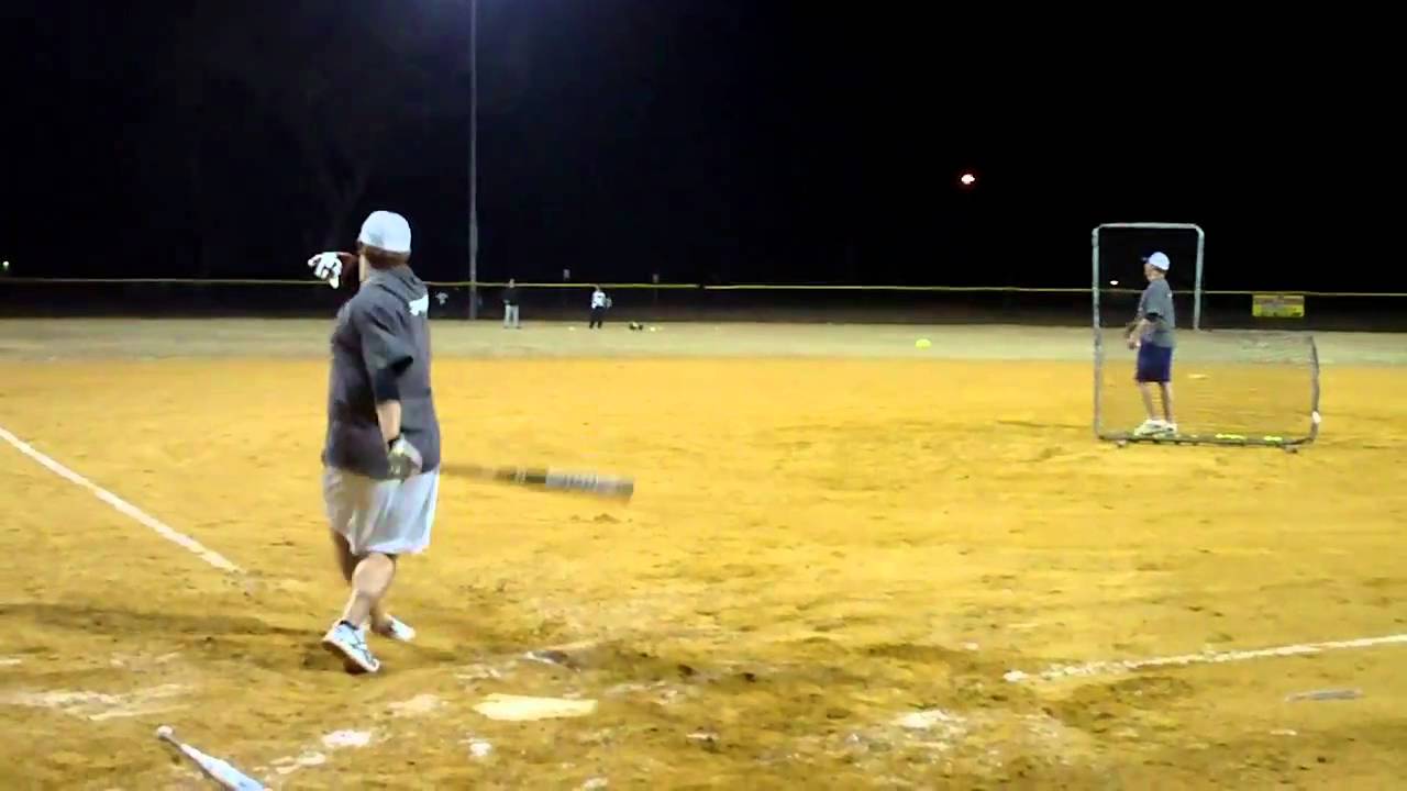 Greg Connell hitting at Boone's 2011