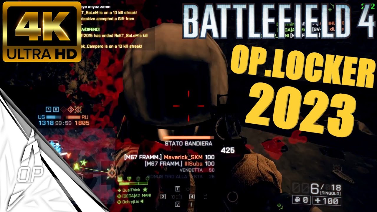 BF4 AGGRESSIVE RECON AND ASSAULT EP.9 [OP.LOCKER EDITION] _ BATTLEFIELD 4 PC GAMEPLAY [4K 60FPS]