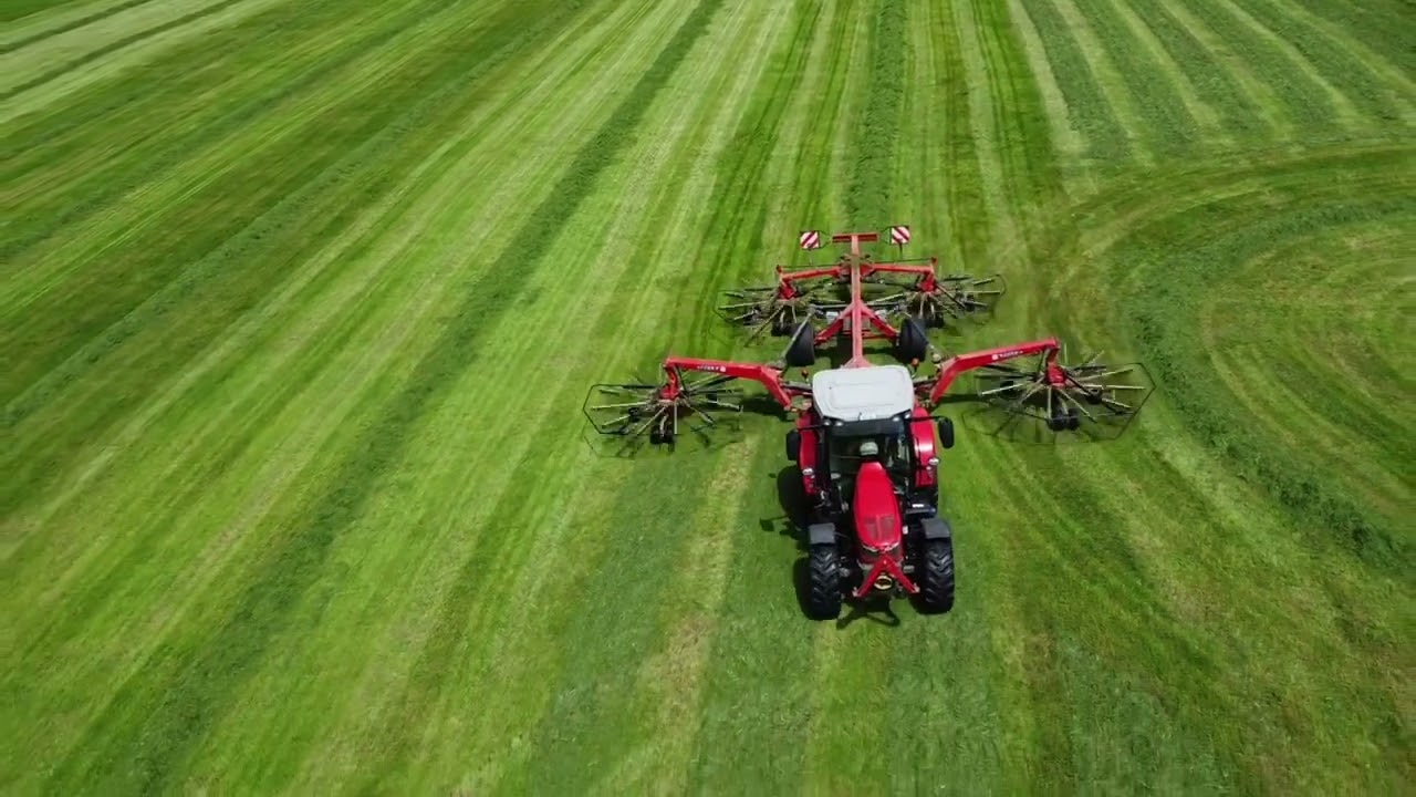 Massey Ferguson mit  Fella TS 4000 / Schwaden / Oberallgäuer agrar