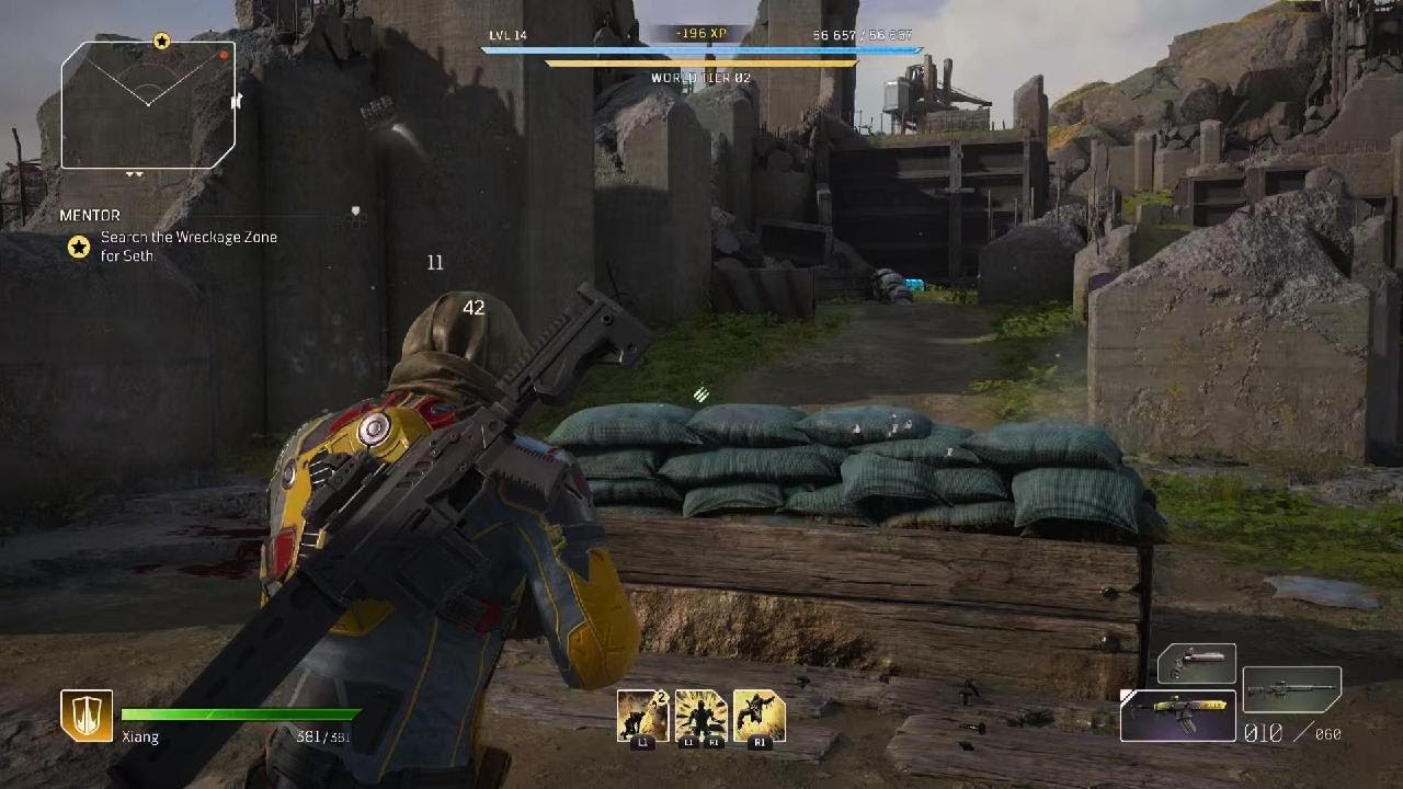 (PS5) OUTRIDERS - Automatic Shotgun + Scoped Rifle