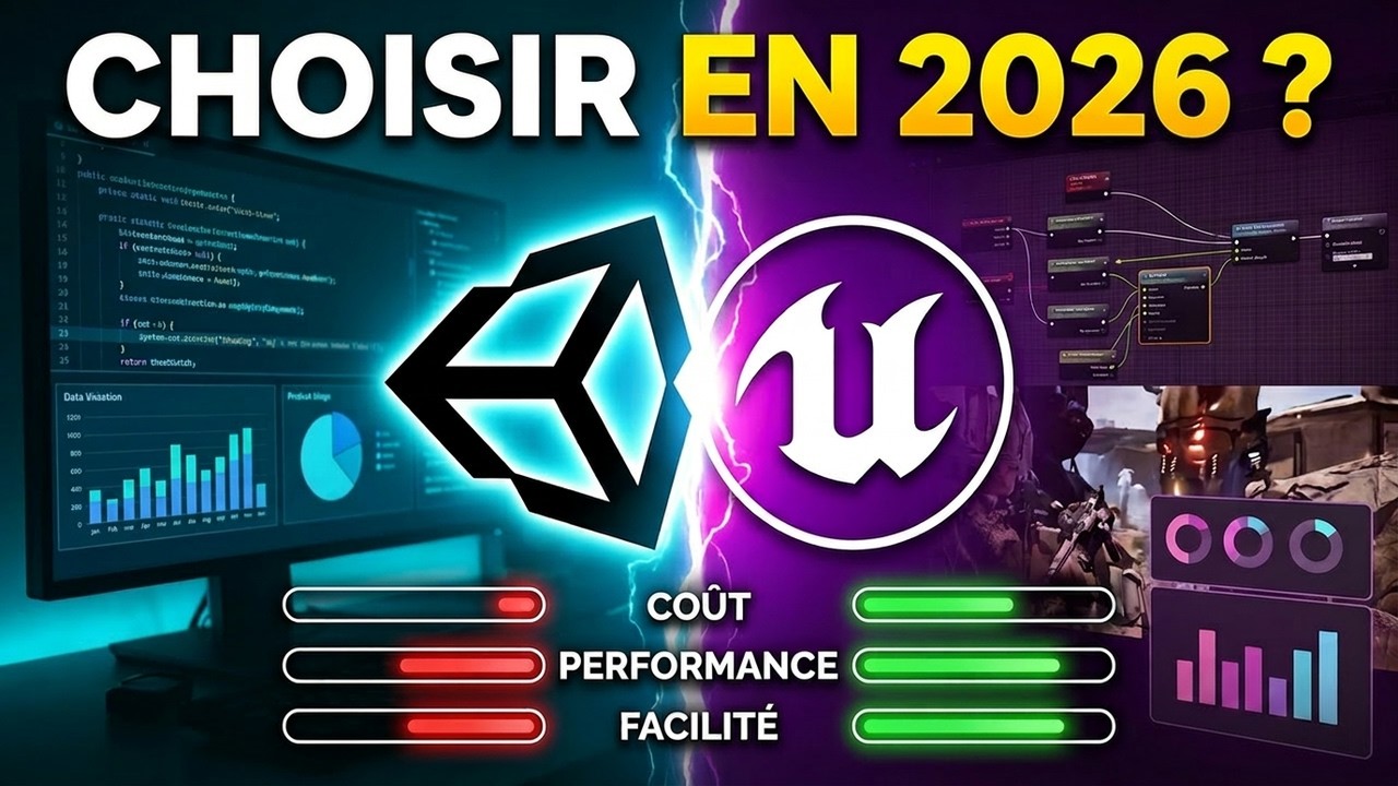 Unity ou Unreal Engine : lequel choisir en 2025 ?