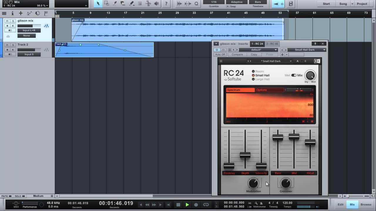 Native Instruments RC24 and RC48 Reverb Classics Demonstration