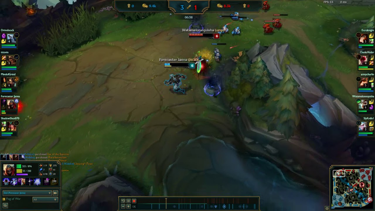 Insane Zed Outplay
