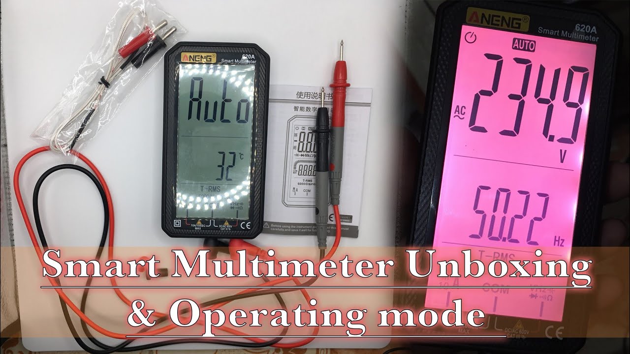 Smart Multimeter unboxing & operating mode -JJInformative