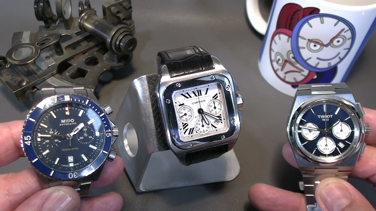 The Cartier Santos 100 XL Chronograph is Big, Bold, and Classy