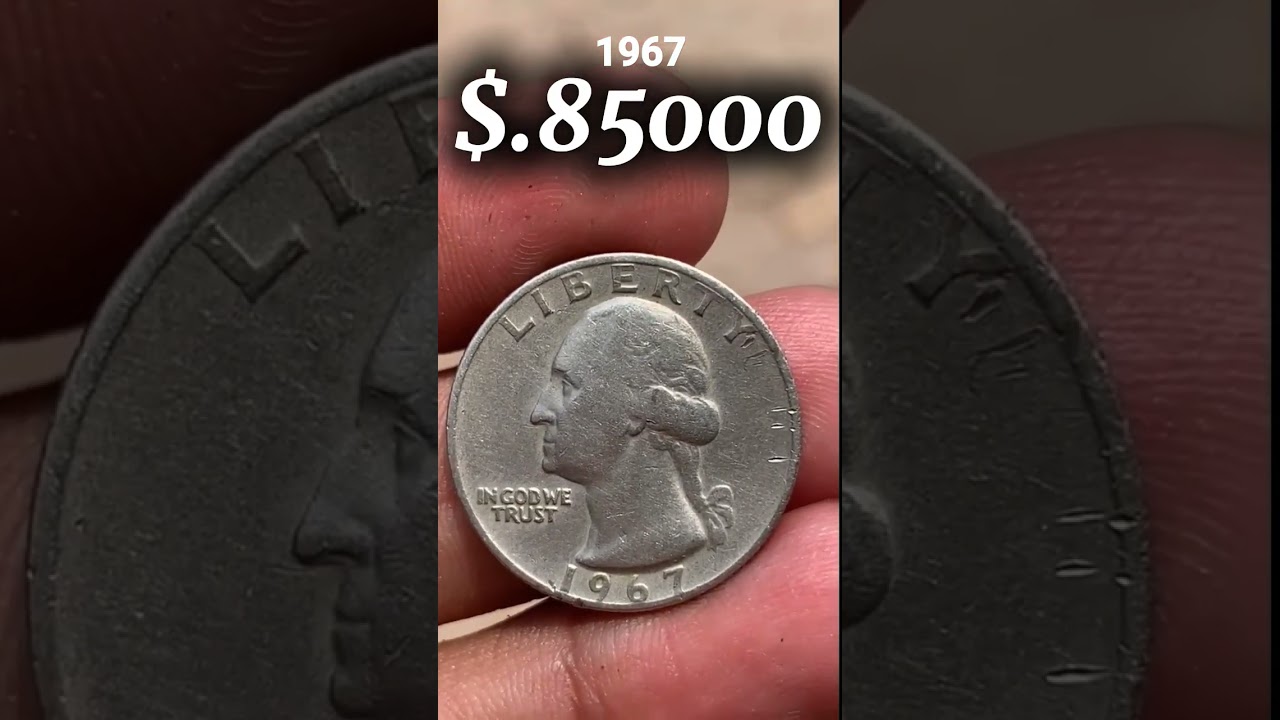 Quarter dollar 1967 Coin Value #Shorts #youtubeshorts