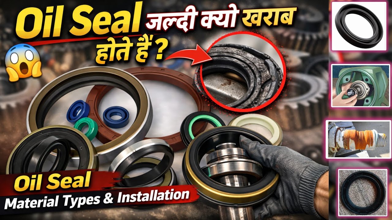 Oil seal जल्दी खराब क्यों होता है  | Oil seal types | Oil seal installation procedure #oilseal 