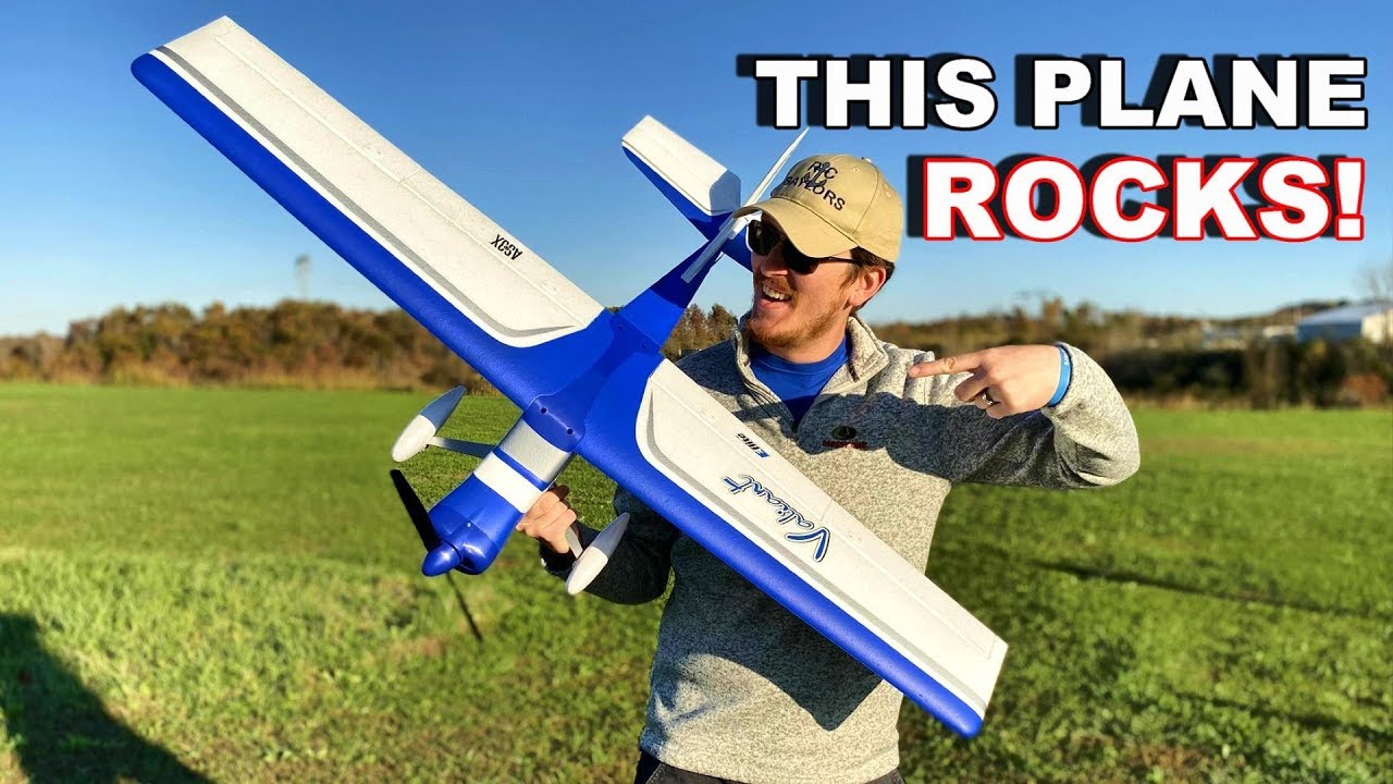 RC Smart Plane with Anti Crash Switch! - E-flite Valiant 1.3 - TheRcSaylors