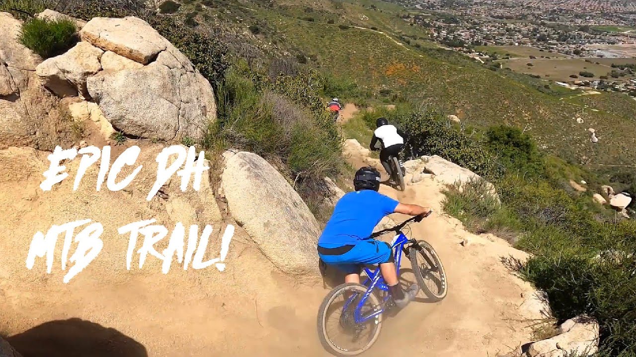 MTB WORLD CUP DH TRAINING/TESTING TRAIL | Mountain biking Epic Downhill trail on Enduro bikes!