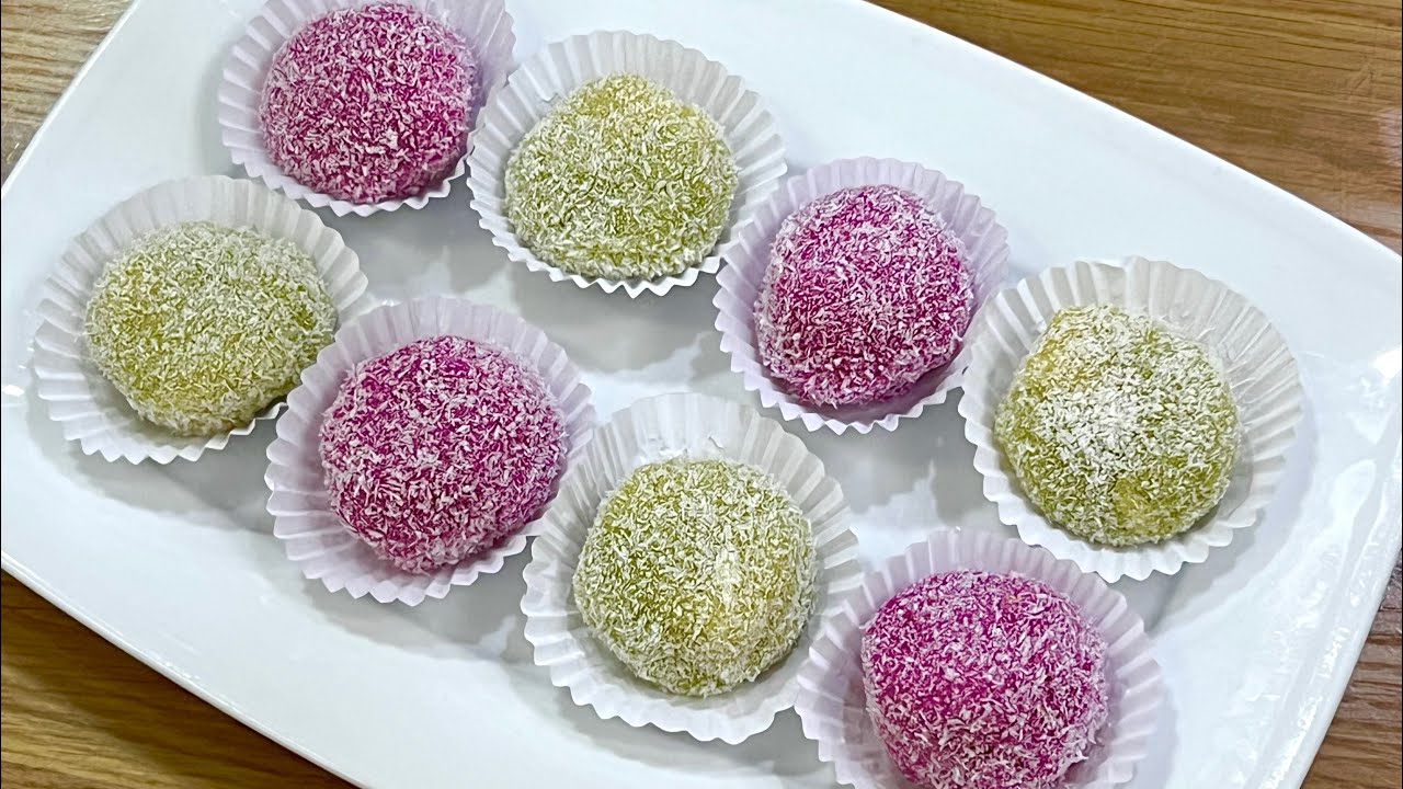 #15 - BÁNH BAO CHỈ NHÂN ĐẬU XANH, SẦU RIÊNG & NHÂN DỪA, MÈ RANG @TraDongPhuong