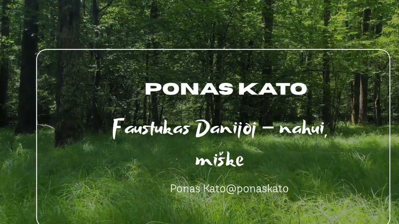 Ponas kato -  Faustas