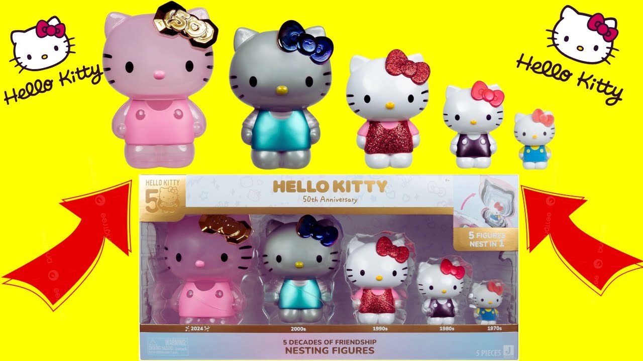 Hello Kitty 50th Anniversary Nesting Figures