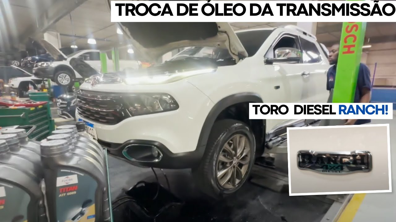 Toro Diesel - Acompanhe a troca do óleo da transmissão.