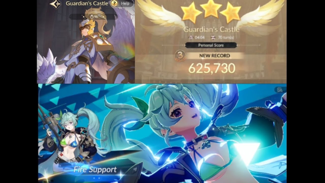 [7KRB] Castle Rush | Guardian's Castle (Mon) | 600k+ score | ft. T0 Ruri